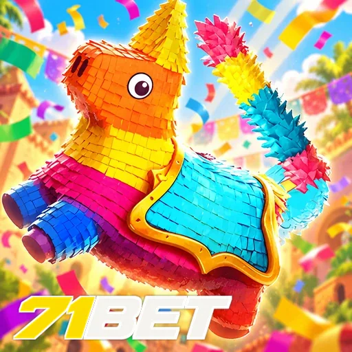 71BET — ilustração de uma piñata colorida